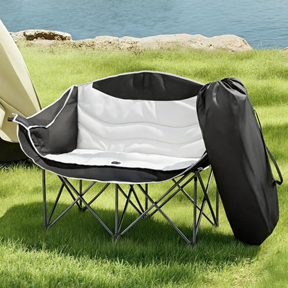 Weisshorn Camping Chair Double Folding Moon Chair