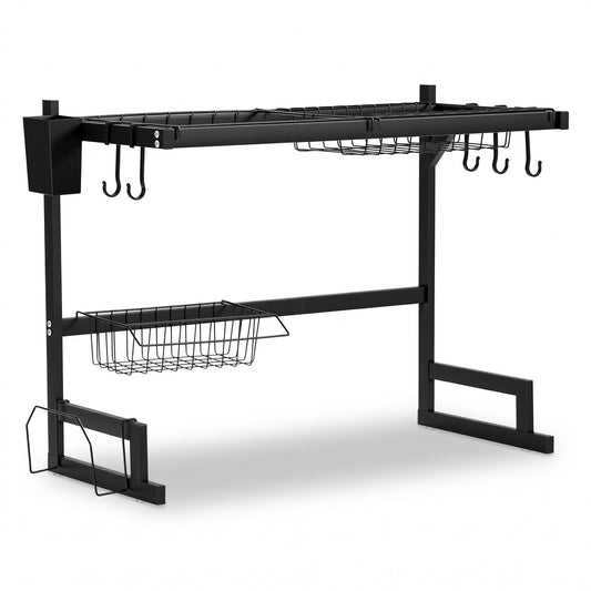 Cefito Dish Drying Rack for Kitchen Storage Organisation Kitchen Sink Organiser Dish Drainer