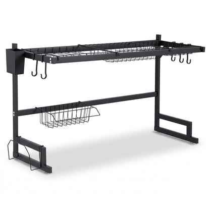 Cefito Dish Drying Rack for Kitchen Storage Organisation Kitchen Sink Organiser Dish Drainer
