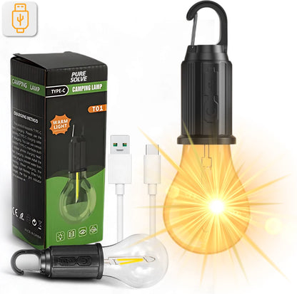 2-piece camping lamp - emergency lighting -