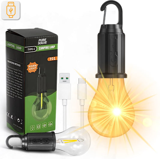 2-piece camping lamp - emergency lighting -