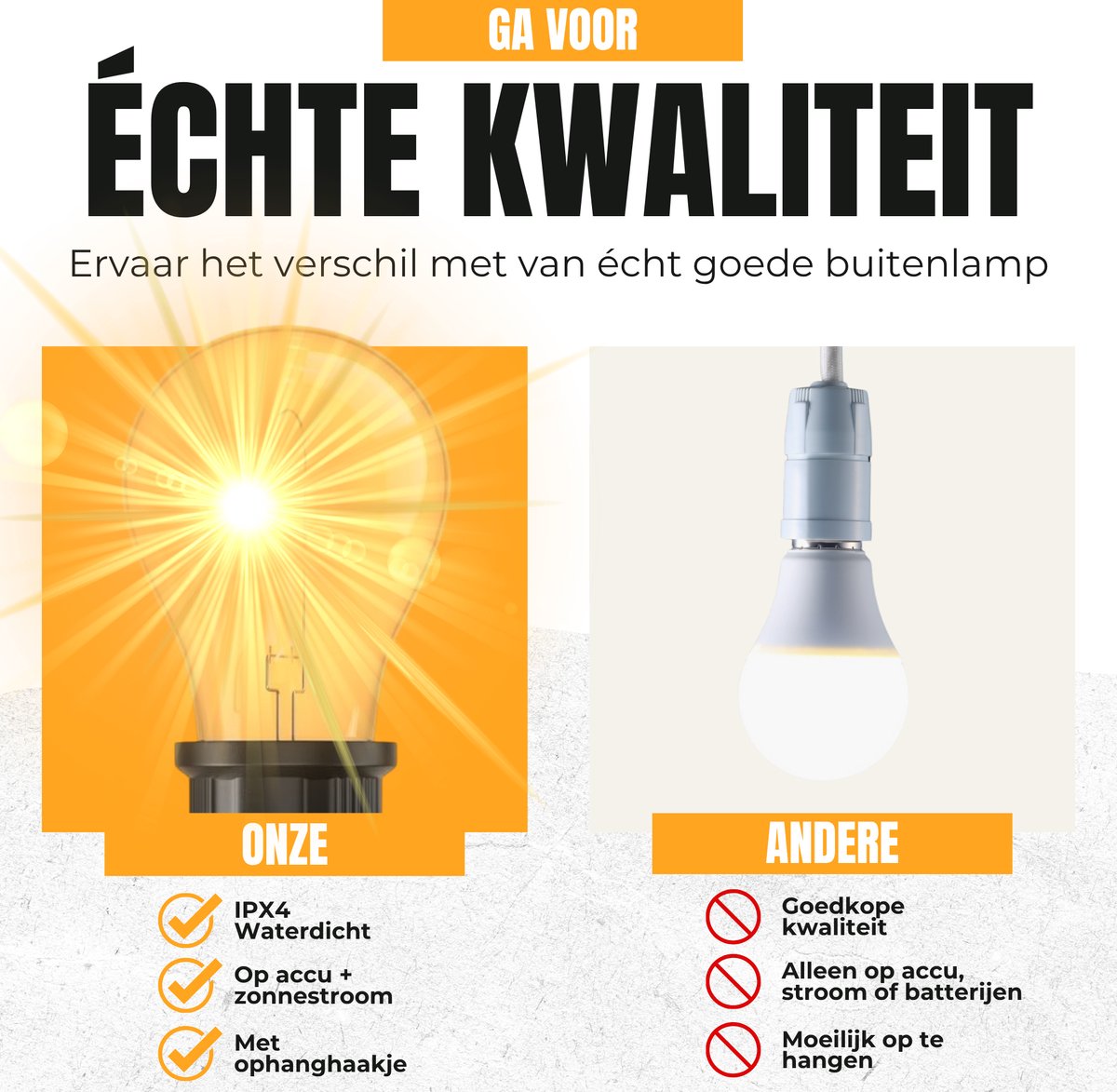 2-piece camping lamp - emergency lighting -