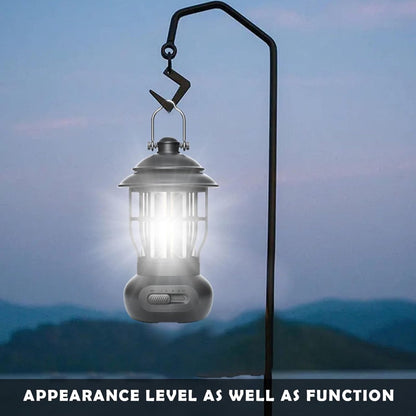 Rechargeable Camping Lantern – Retro Camping Lamp