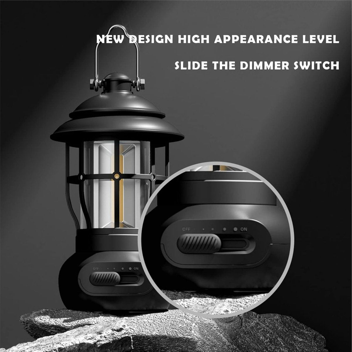 Rechargeable Camping Lantern – Retro Camping Lamp