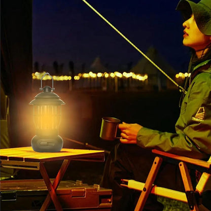 Rechargeable Camping Lantern – Retro Camping Lamp