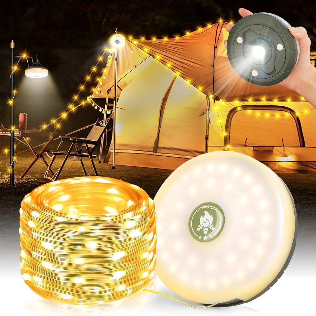 Camping Light String 10 Meters -