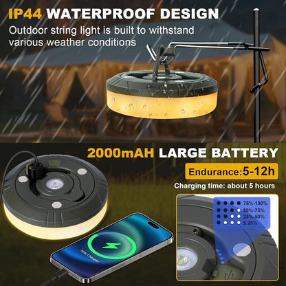 Camping Light String 10 Meters -