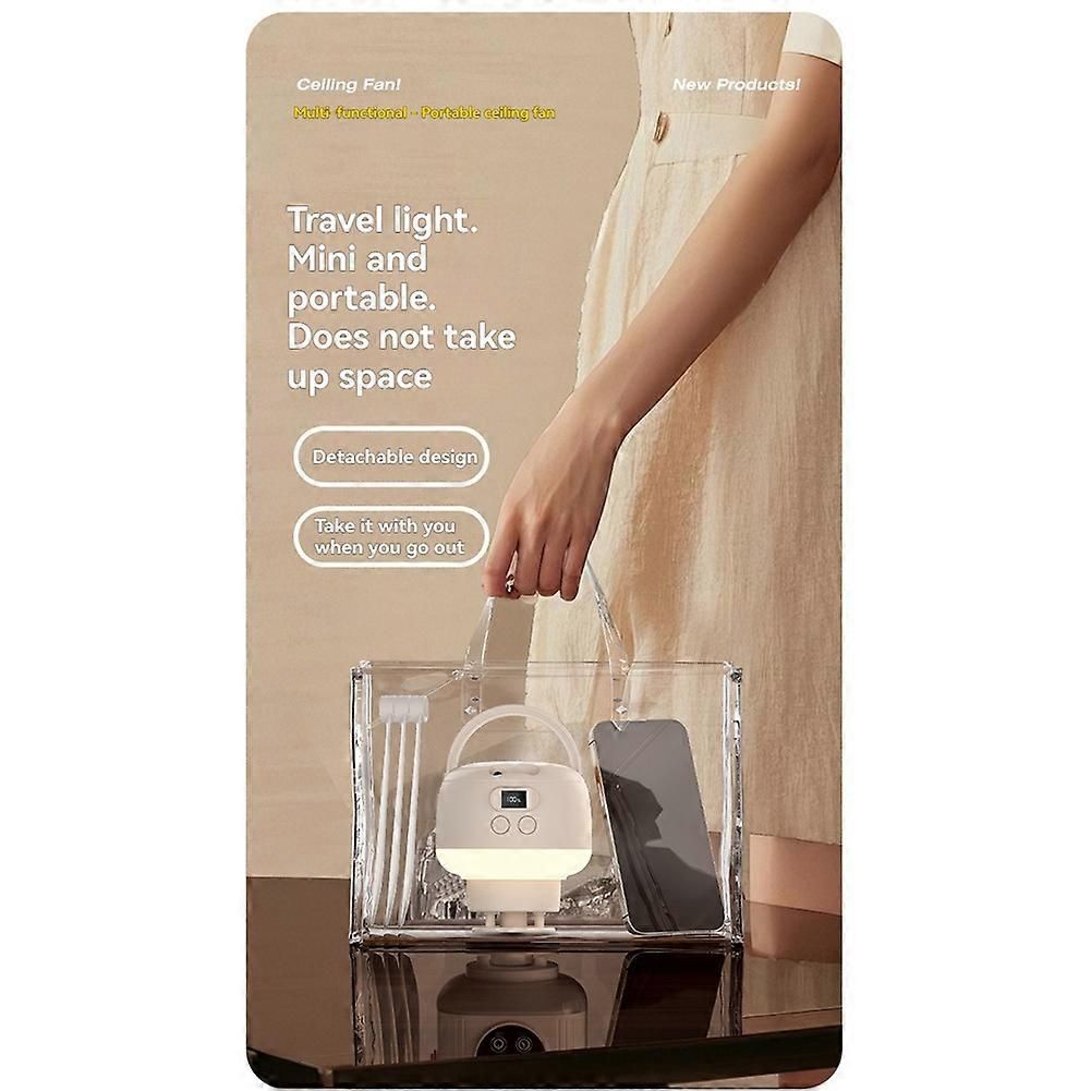 Camping Fan USB Rechargeable Tent Fan with Remote Control