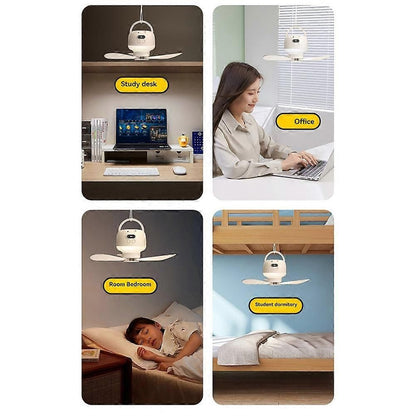 Camping Fan USB Rechargeable Tent Fan with Remote Control