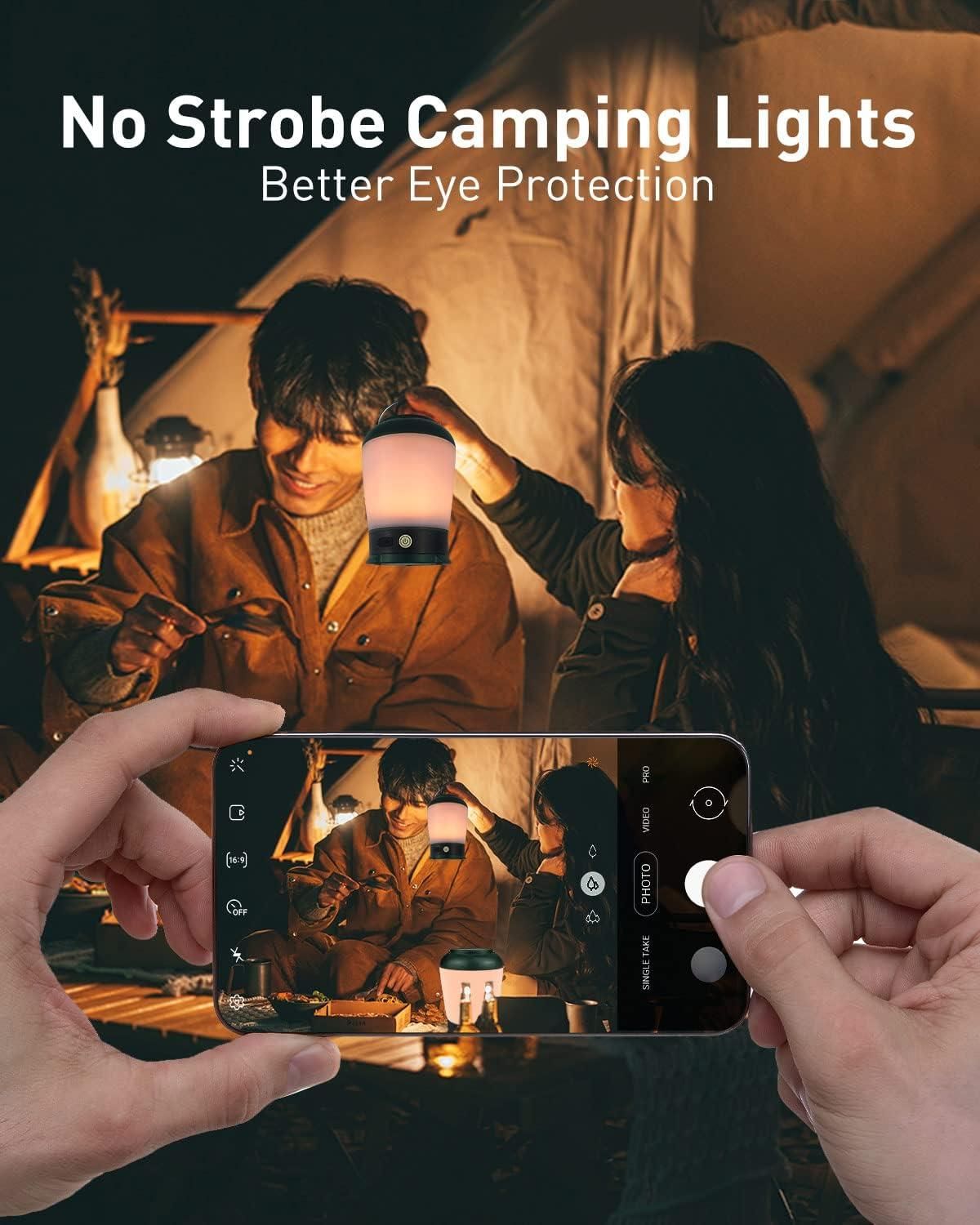 LED Camping Light, Rechargeable Camping Light for Tent