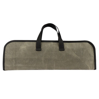 Knife Roll,Heavy Duty Knife Bag,Waxed Canvas knife Case