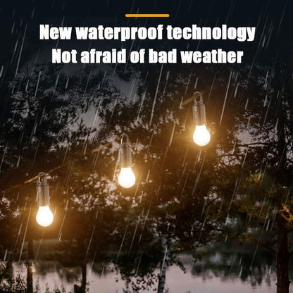 Solar Rechargeable Hooked Camping Light,