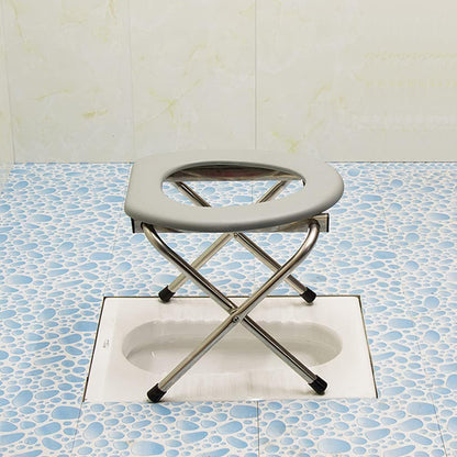 Outdoor Portable Folding Toilet Seat for Camping
