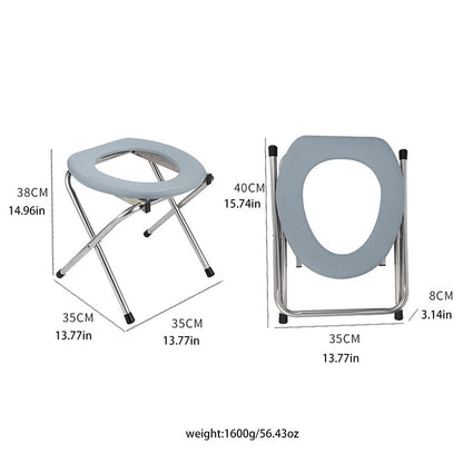 Outdoor Portable Folding Toilet Seat for Camping