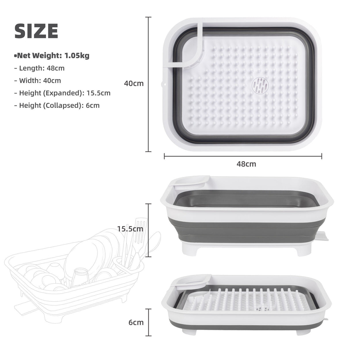 Collapsible Dish Rack