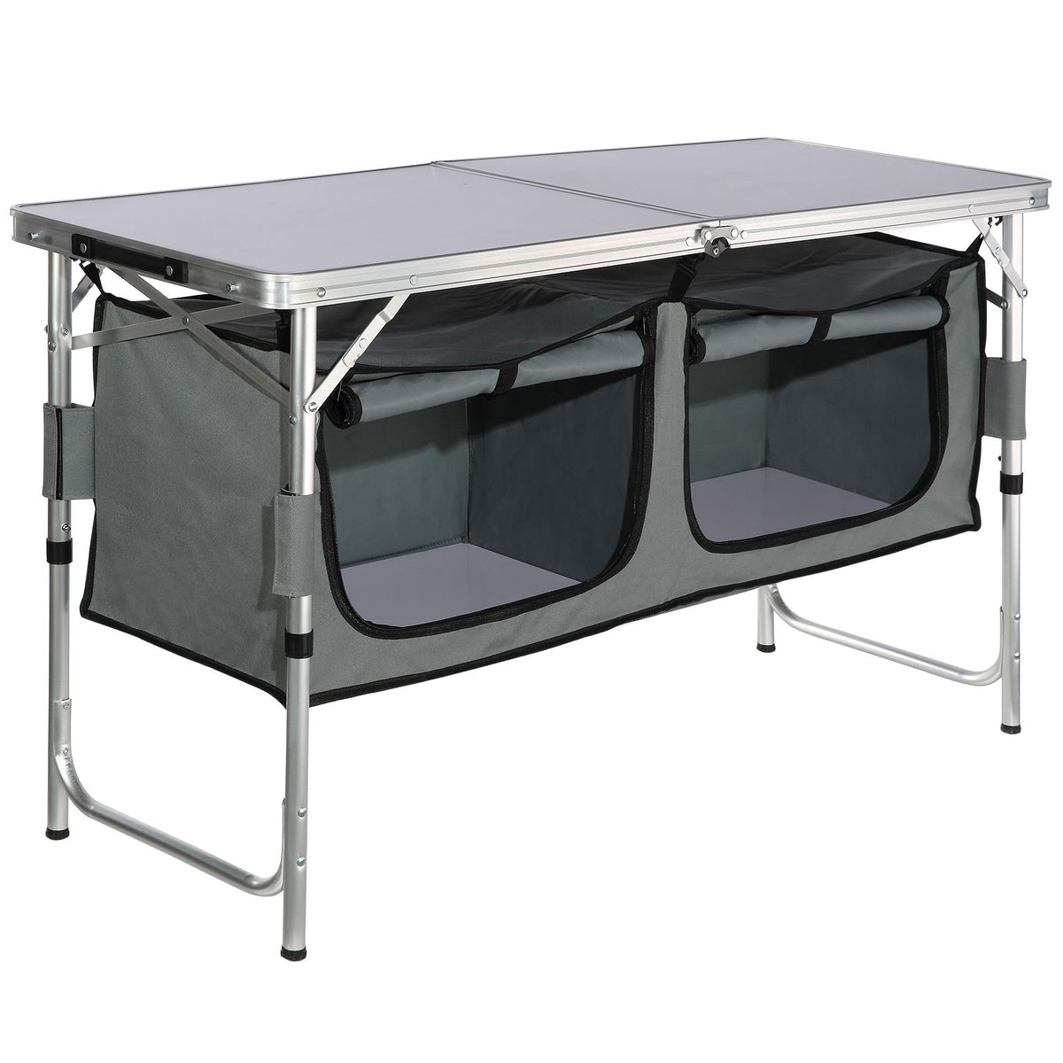 Camping Kitchen Table, Quick set-up Folding Camping Table