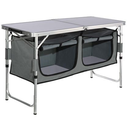 Camping Kitchen Table, Quick set-up Folding Camping Table