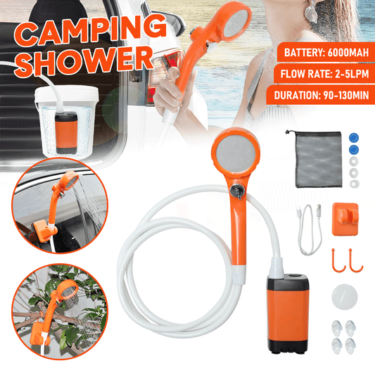 Portable Camping Shower IPX7 Waterproof Outdoor Shower